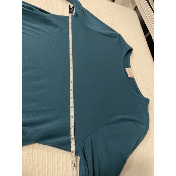 Pink Lilly Chic Mini Dress XS Tie Front Waist Soft Office Casual Stretch Comfy - Picture 7 of 9